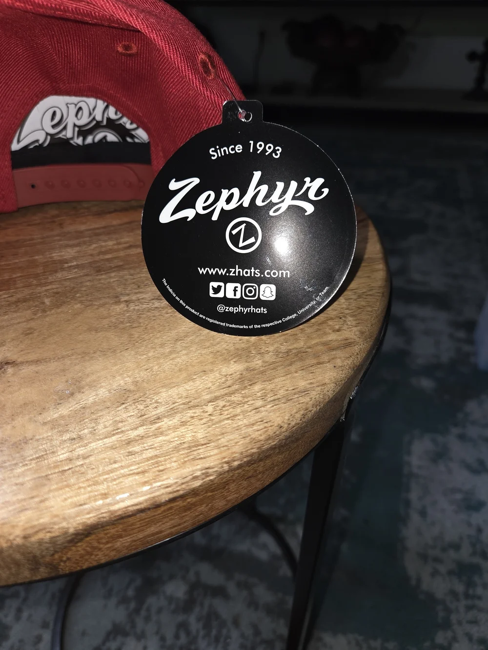 Zephyr branded snapback